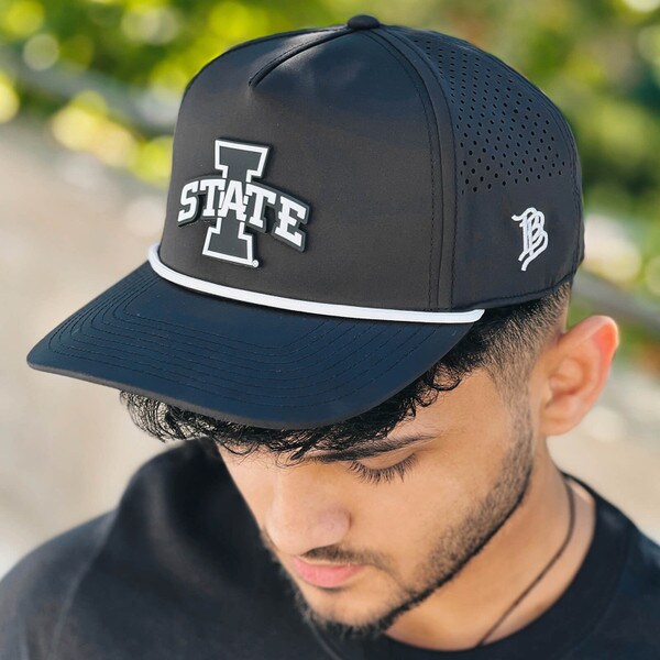 Branded Bills I-State Black Rope Hat